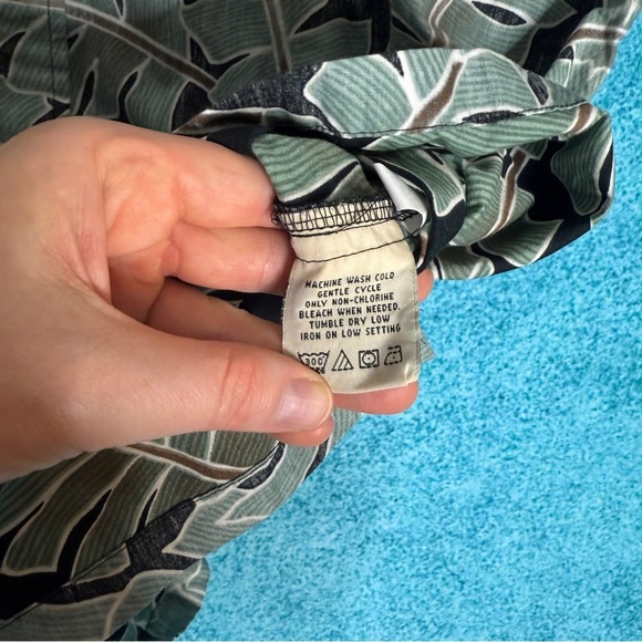 Vintage Cooke Street Shirt Mens Size L Floral Reverse Print Hawaiian Beach - Picture 7 of 16